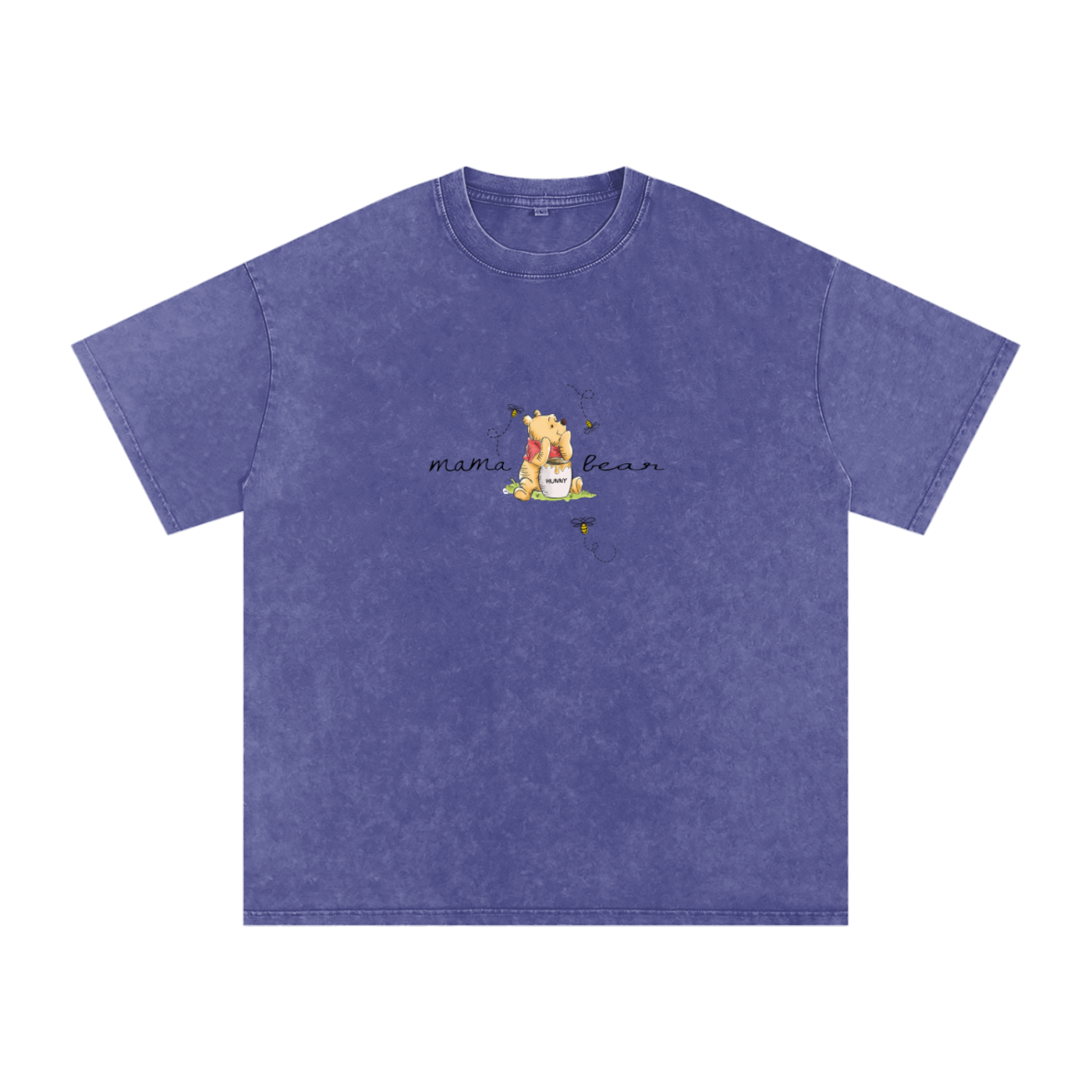 Mama bear Snow Washed Oversized Cotton T-Shirt
