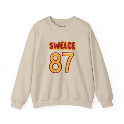 Retro Style Unisex Crewneck Sweatshirt - 'Swelce 87' | Cozy Fashion, Gift for Friends, Casual Wear, Fall Essentials, Trendy Outfit