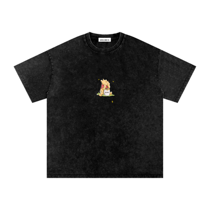 Mama bear Snow Washed Oversized Cotton T-Shirt