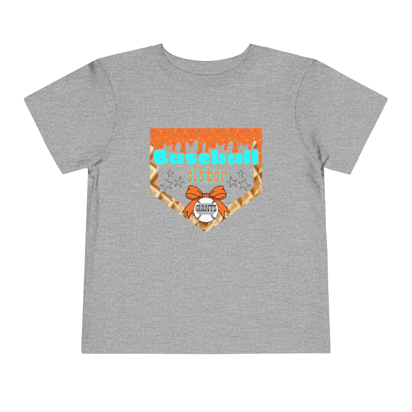 Baseball Sister Toddler Tee, Cute Gift for Young Sports Fans, Summer Playwear, Birthday Party Tee, Baseball Themed Outfit, Youth Clothing