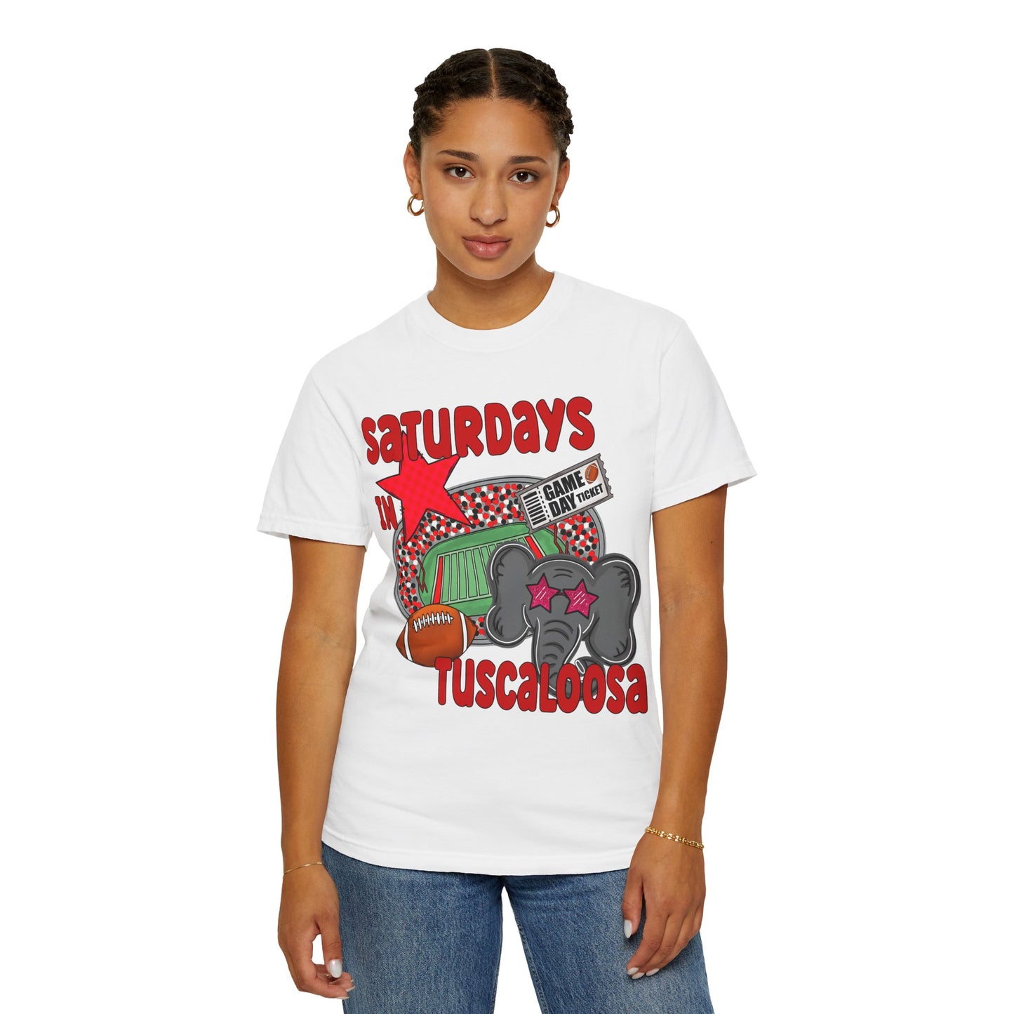 Saturdays in Tuscaloosa Shirt, Game Day T-Shirt, Unisex Tee, Alabama Football Apparel, College Team Merchandise, Casual Wear