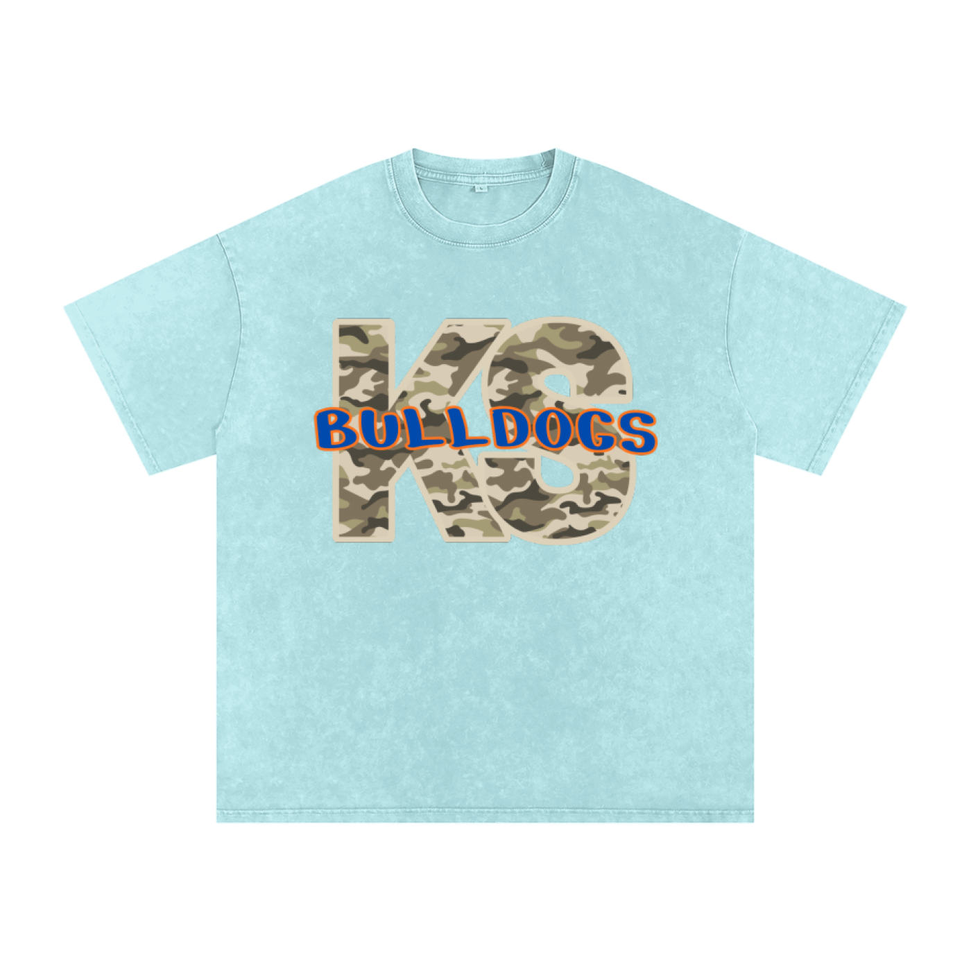 Team camo shirt Snow Washed Oversized Cotton T-Shirt