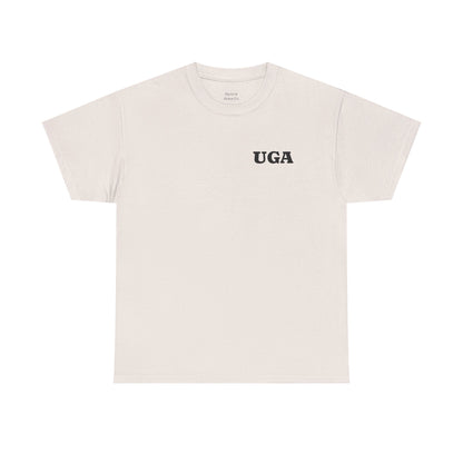 UGA Bulldogs Unisex Heavy Cotton Tee - Sports Shirt, College Apparel, Team Gear, Casual Wear, Gift for Fans