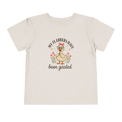 Cute Toddler Tee: "My Flabbers Have Been Gasted" Funny Animal Shirt, Kids Birthday Gift, Playdate Outfit, Toddler Clothing, Animal [...]