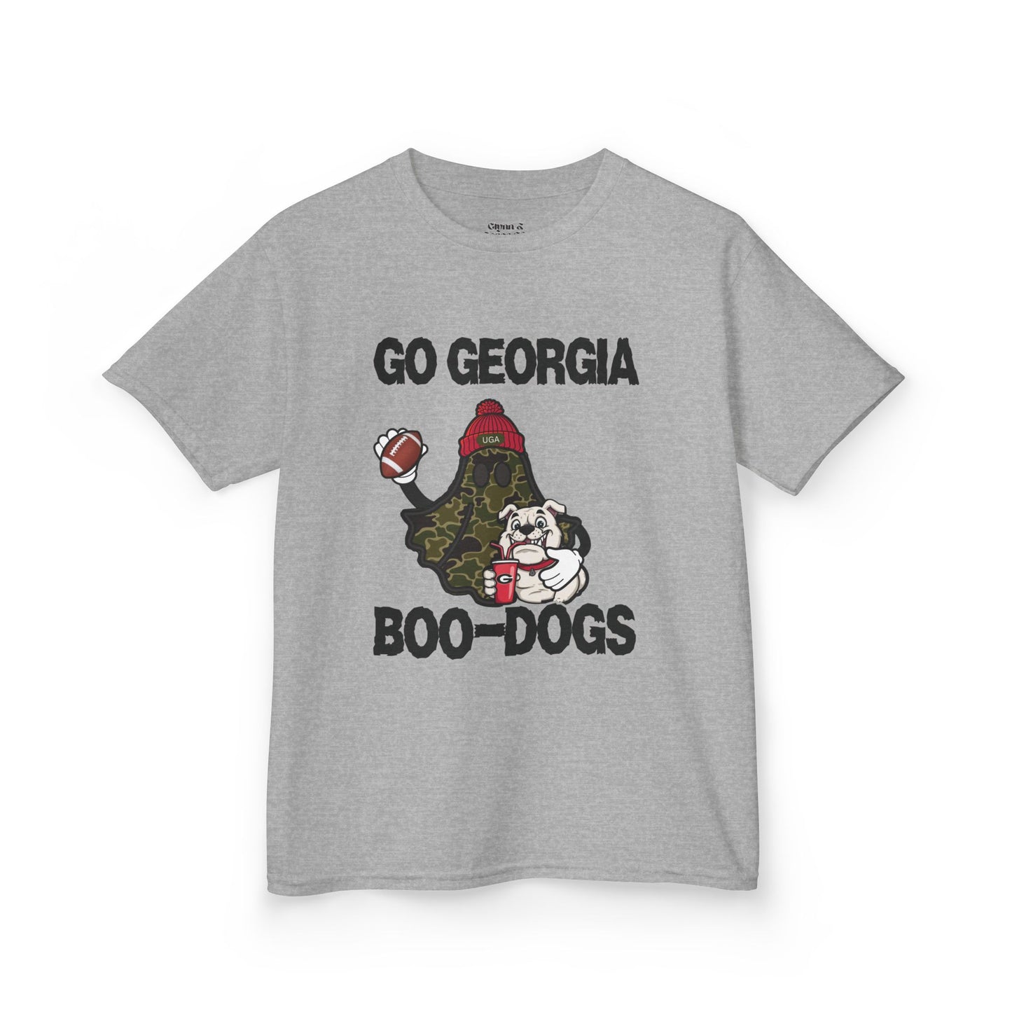 Georgia Boo-Dogs Kids Tee - Fun Sports Shirt, Kid's Game Day Attire, Football Party Outfit, Halloween Themed Tee, Gift for Young Fans