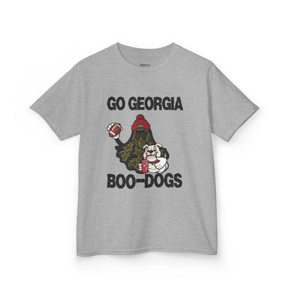 Georgia Boo-Dogs Kids Tee - Fun Sports Shirt, Kid's Game Day Attire, Football Party Outfit, Halloween Themed Tee, Gift for Young Fans
