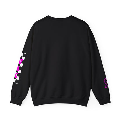 Pink Out Castle Crewneck Sweatshirt, Sportswear for Game Day, Awareness Event Apparel, Cozy Sweatshirt, Unisex Gift