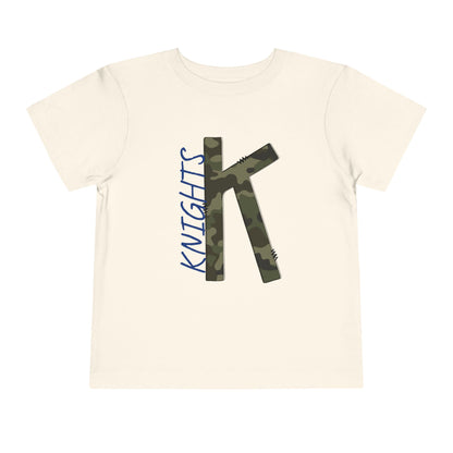 Camo Knights Toddler Tee, Kids T-Shirt, Playwear, Birthday Gift, Back to School, Camouflage Shirt