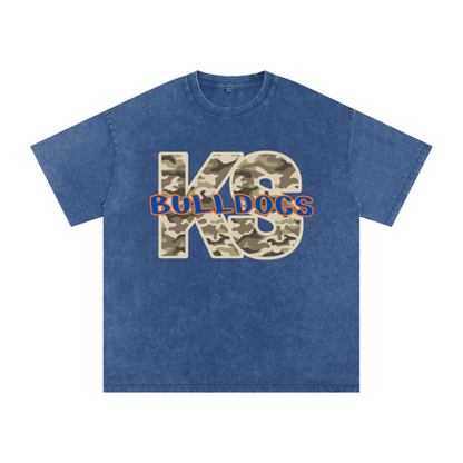 Team camo shirt Snow Washed Oversized Cotton T-Shirt
