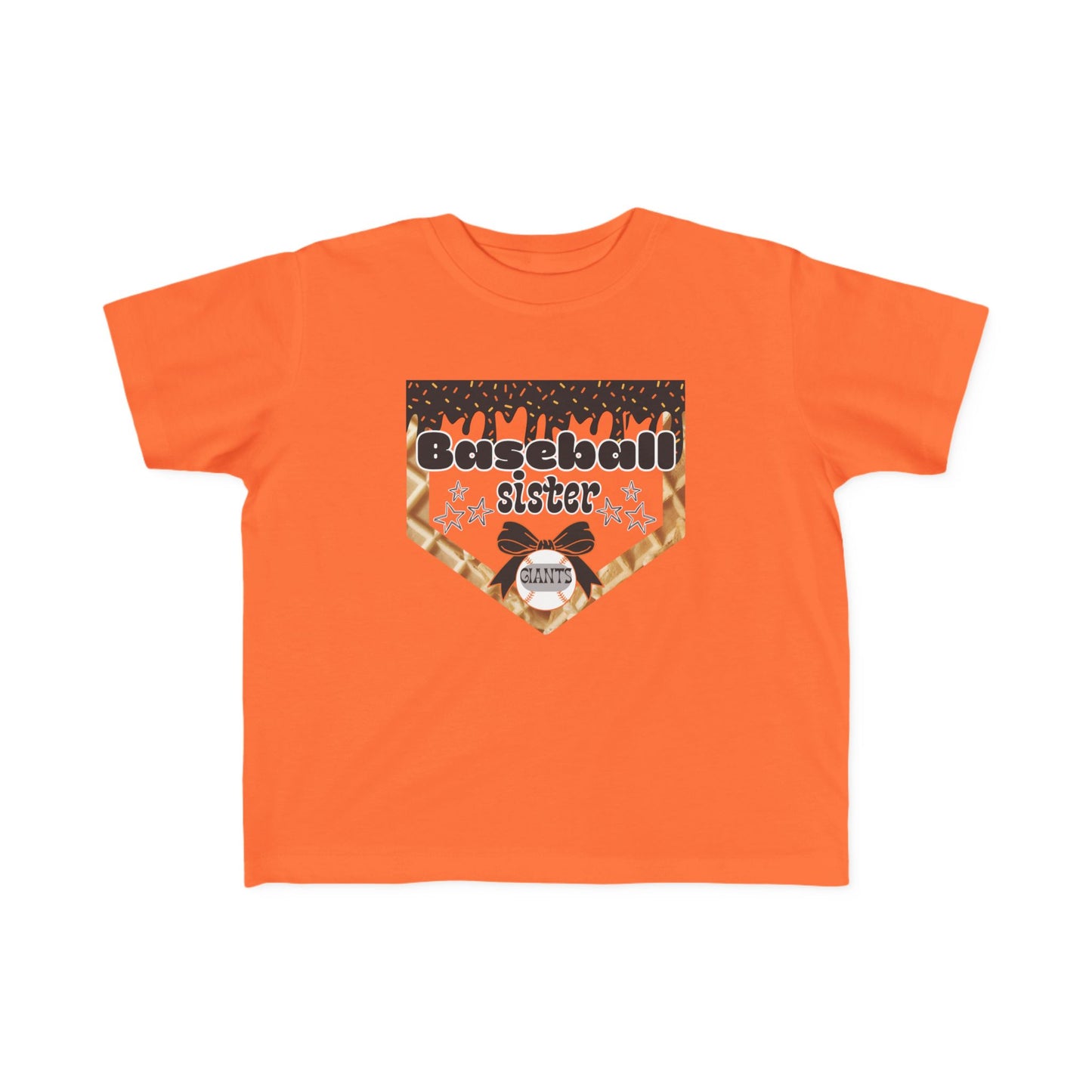 Baseball Sister Toddler Tee - Cute Kids Sports Shirt, Youth Baseball Apparel, Gift for Little Sisters, Playdate Outfit, Summer Fun Shirt