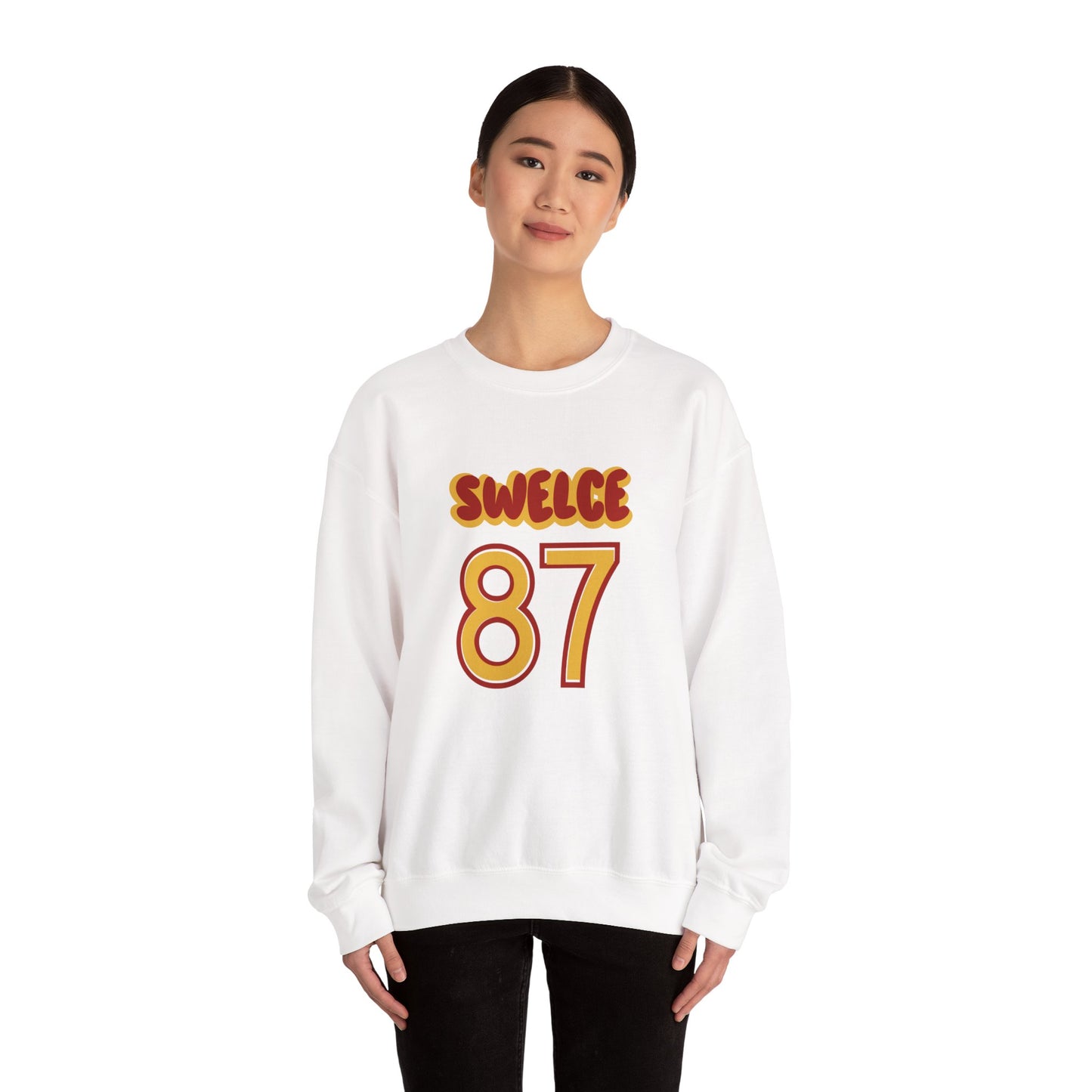 Retro Style Unisex Crewneck Sweatshirt - 'Swelce 87' | Cozy Fashion, Gift for Friends, Casual Wear, Fall Essentials, Trendy Outfit