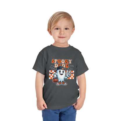 Spooky Toddler Tee - Halloween Shirt for Kids, Ghost Graphic T-Shirt, Toddler Costume Top, Fun Kids Apparel, Halloween Outfit