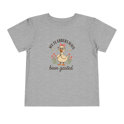 Cute Toddler Tee: "My Flabbers Have Been Gasted" Funny Animal Shirt, Kids Birthday Gift, Playdate Outfit, Toddler Clothing, Animal [...]