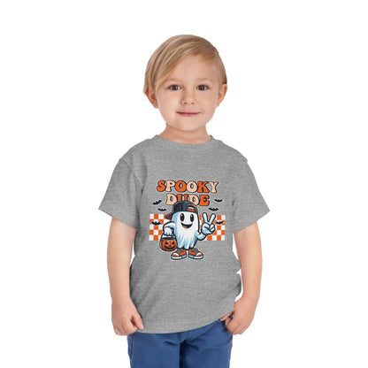 Spooky Toddler Tee - Halloween Shirt for Kids, Ghost Graphic T-Shirt, Toddler Costume Top, Fun Kids Apparel, Halloween Outfit