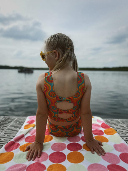 Groovy Two Piece Swimsuit for Girls