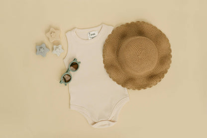 Babe Basics - Ribbed Summer Baby Romper