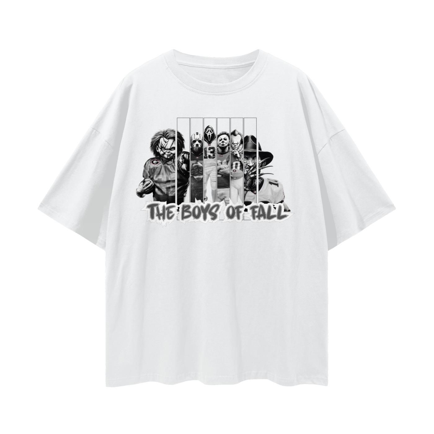 "boys of fall"Streetwear Loose Drop Shoulder T-Shirt