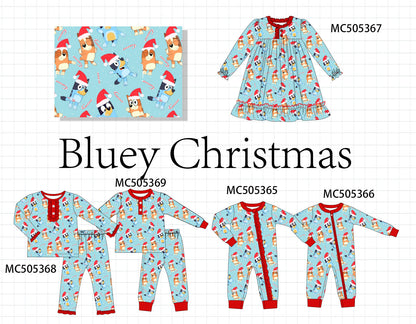 PO58 Blue character print pajamas collection