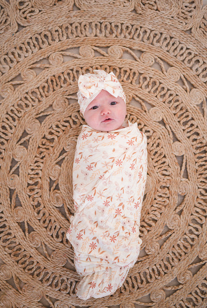 Bamboo Stretch Swaddle - Wildflower