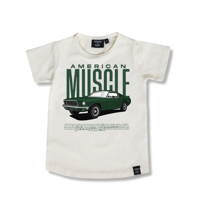 AMERICAN MUSCLE CAR ACID WASH TEE