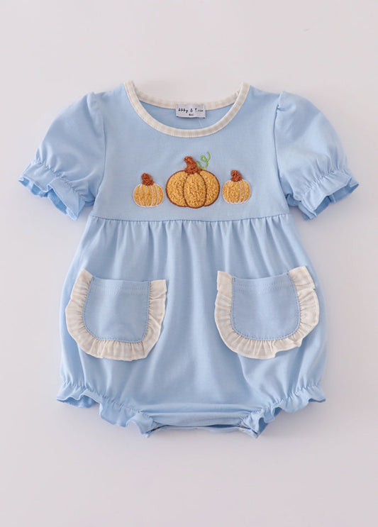 BLUE PUMPKIN FRENCH KNOT