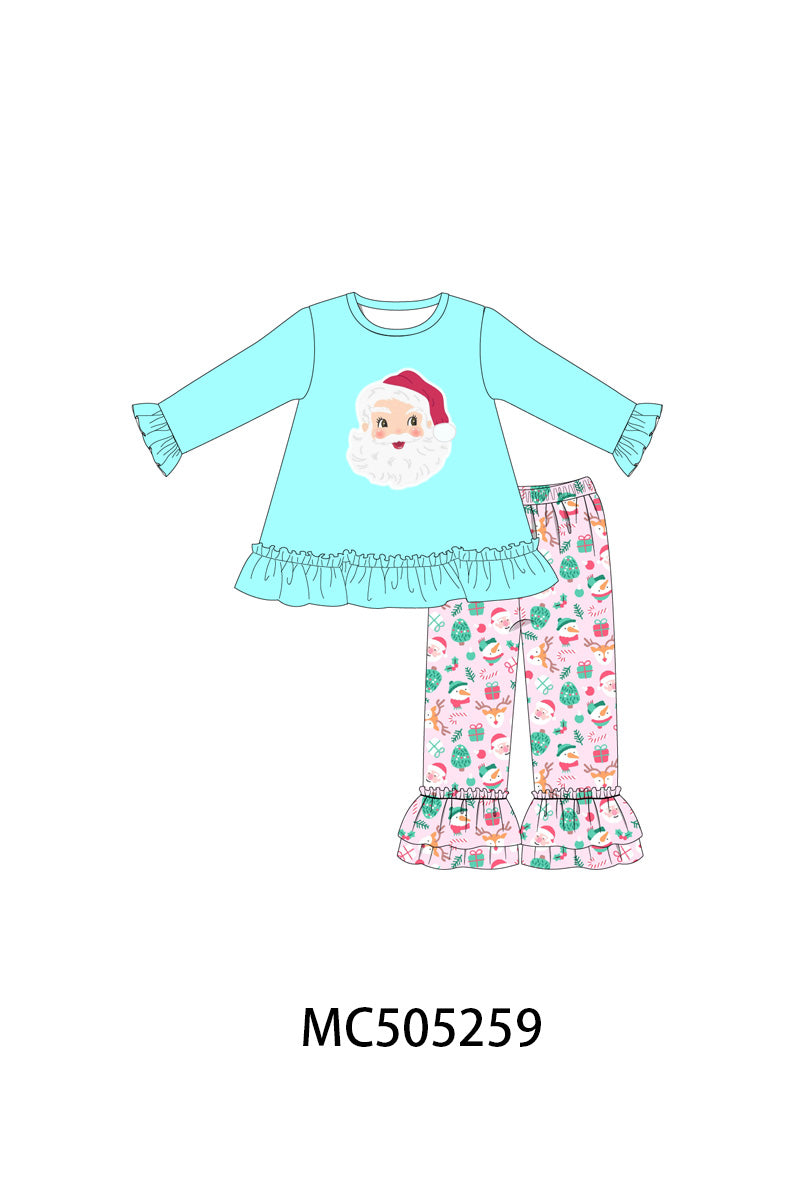 PO57 Christmas santa claus applique collection