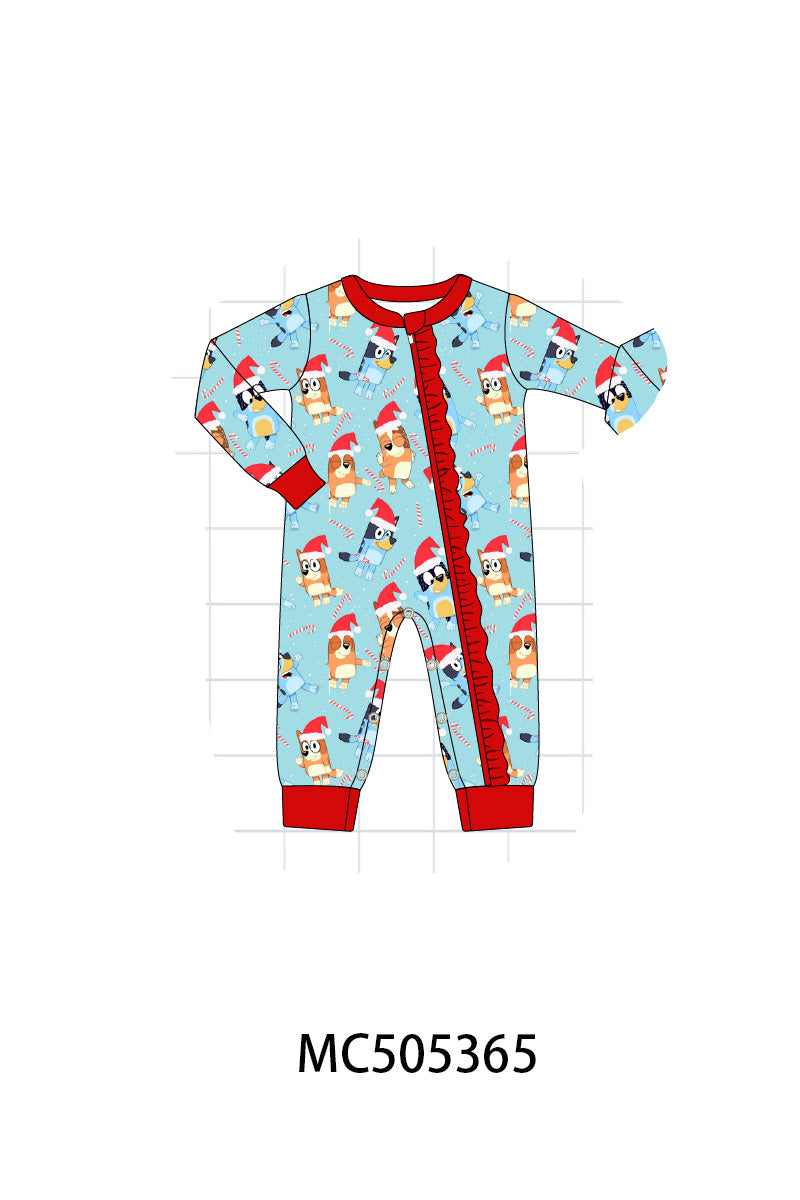 PO58 Blue character print pajamas collection