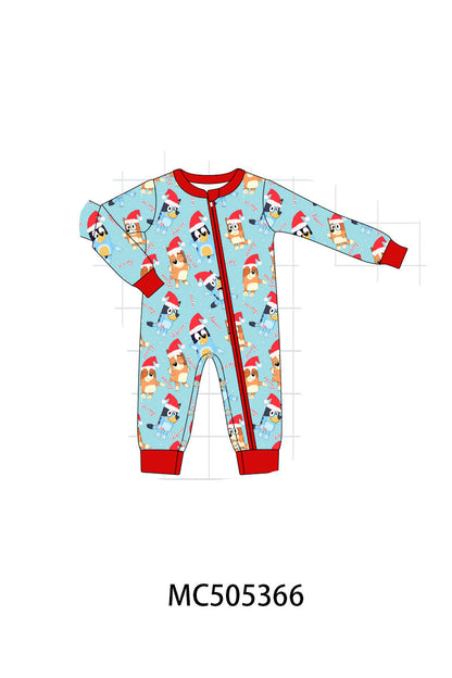 PO58 Blue character print pajamas collection