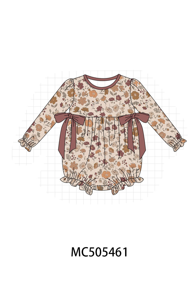 PO58 Autumn floral print corduroy collection