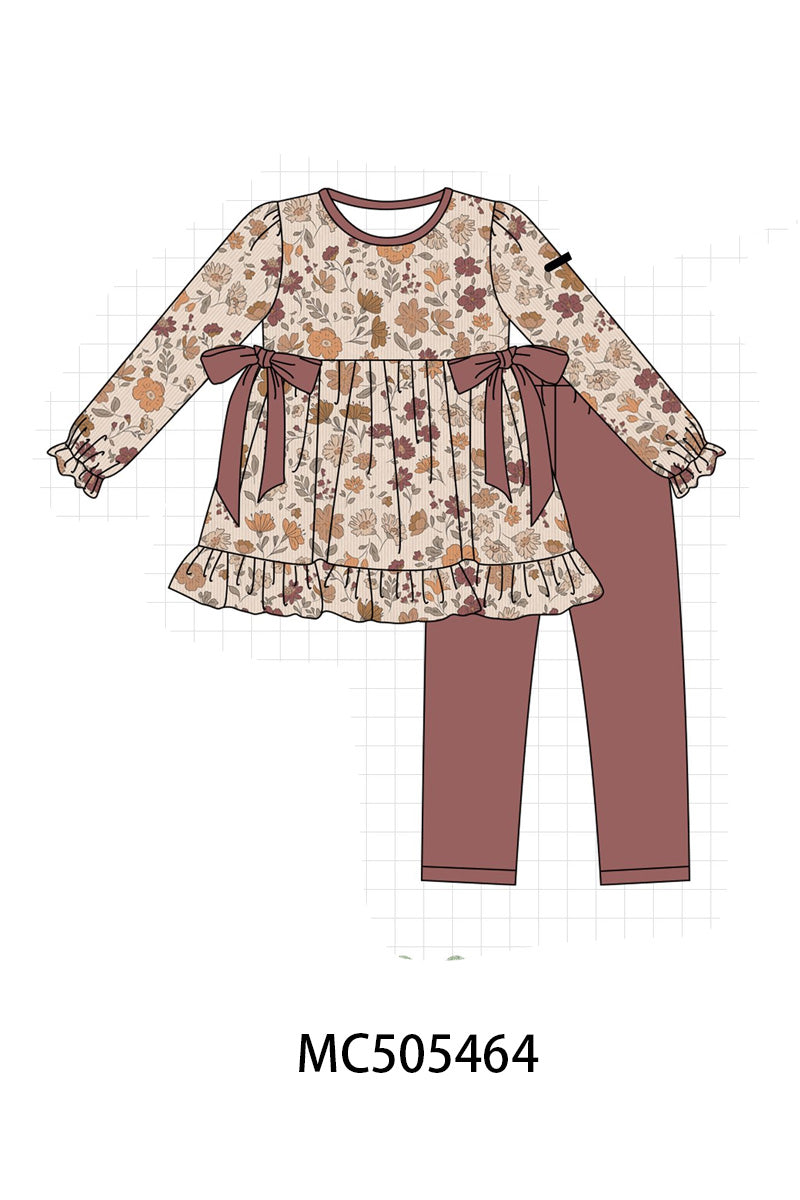 PO58 Autumn floral print corduroy collection