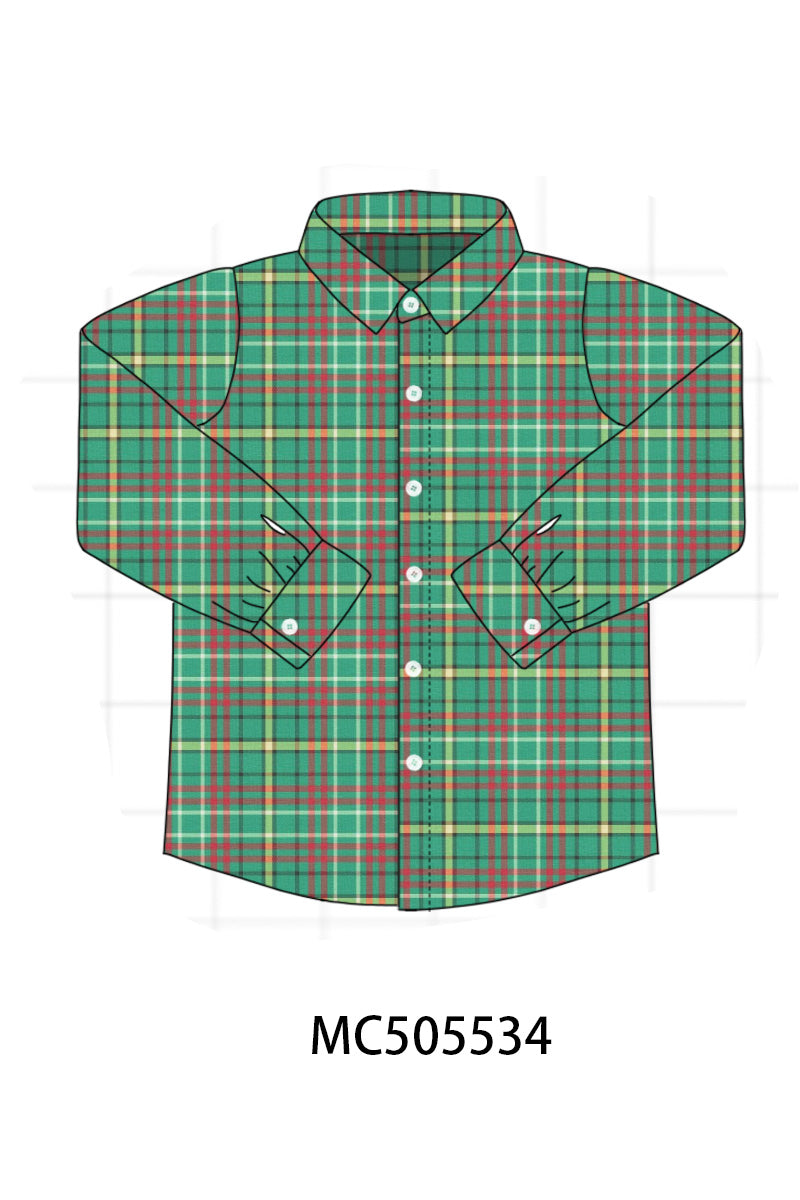 PO58 Forest christmas lace bow plaid collection