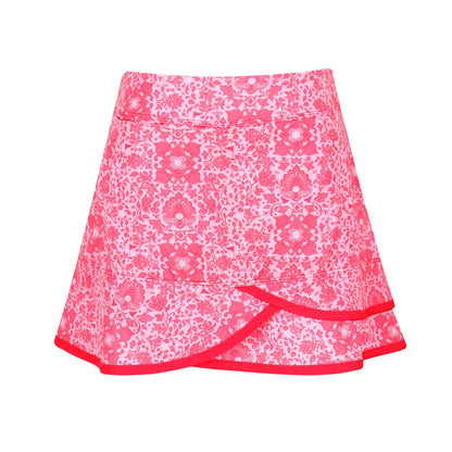 Girls Sadie Scalloped Hem Golf & Tennis Skort  -Riviera Blush