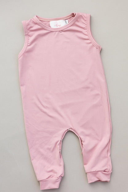 Vintage Pink Tank One-Piece Jogger