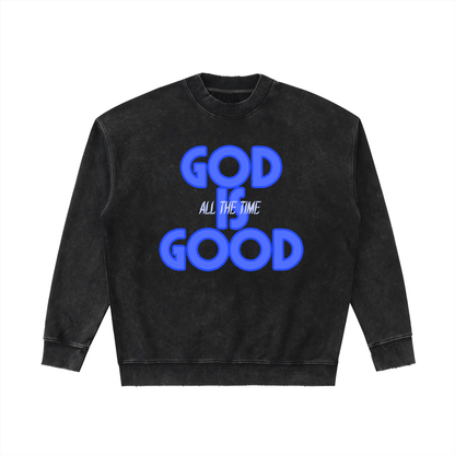Drop Shoulder Crewneck Sweatshirt