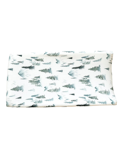 Bamboo Changing Pad Cover - Green Forest