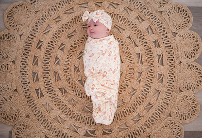 Bamboo Stretch Swaddle - Wildflower