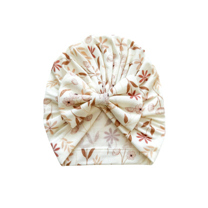 Bow Turban Hat - Wildflower