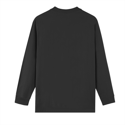 LOLLIE Crew Neck Drop Shoulder Long Sleeve Shirt