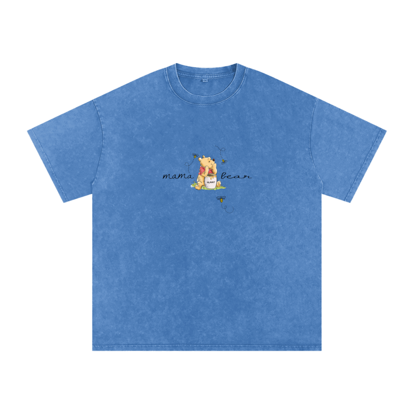 Mama bear Snow Washed Oversized Cotton T-Shirt