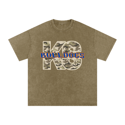 Team camo shirt Snow Washed Oversized Cotton T-Shirt