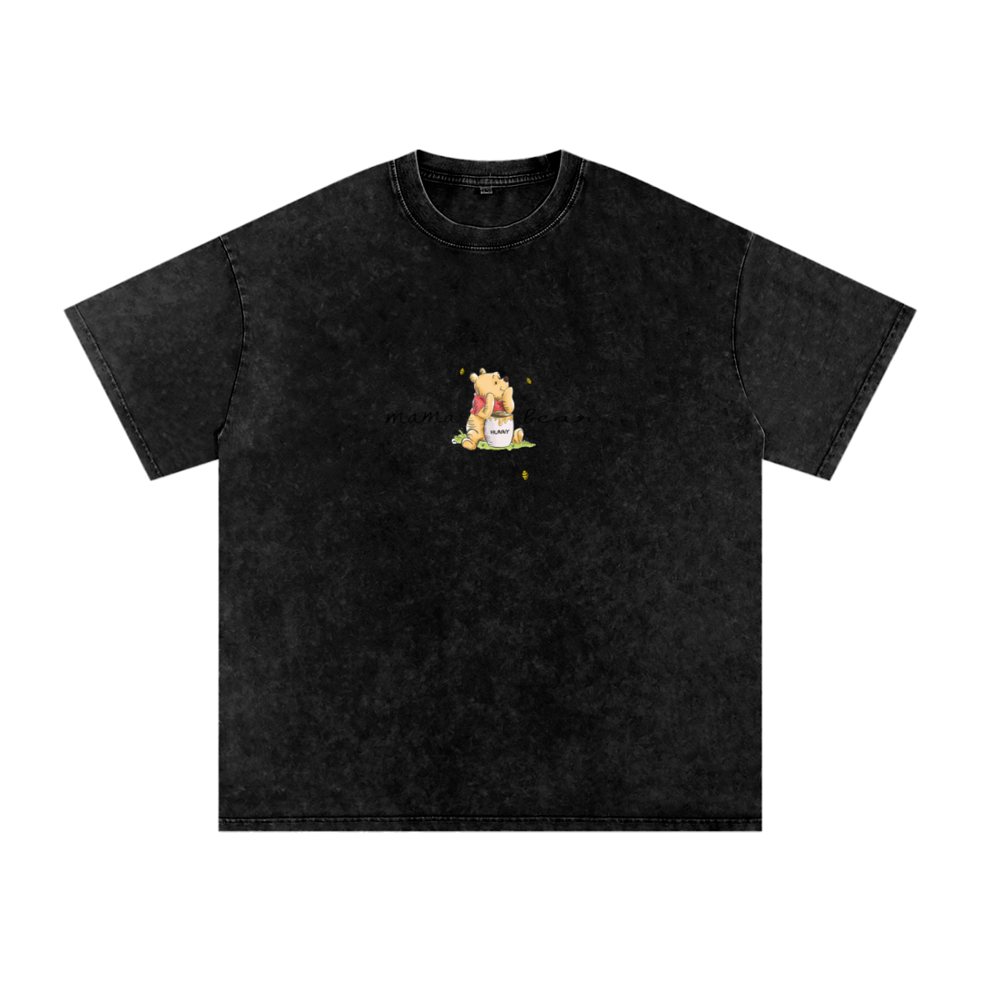 Mama bear Snow Washed Oversized Cotton T-Shirt
