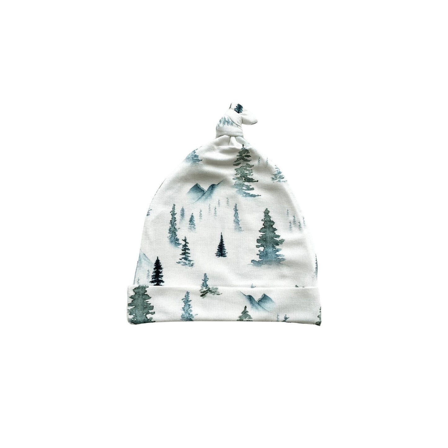 Knot Hat - Green Forest