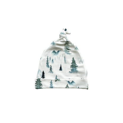 Knot Hat - Green Forest