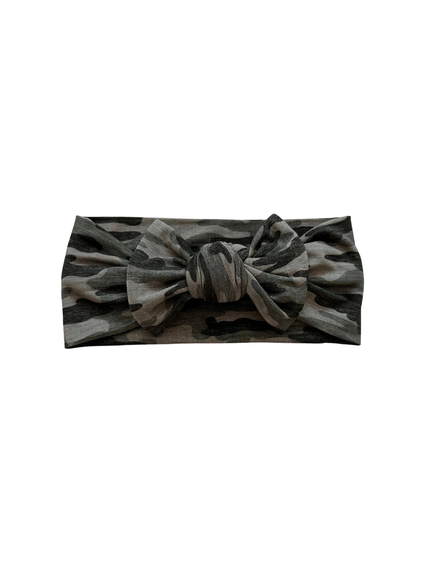 Knotted Baby Gown - Camo