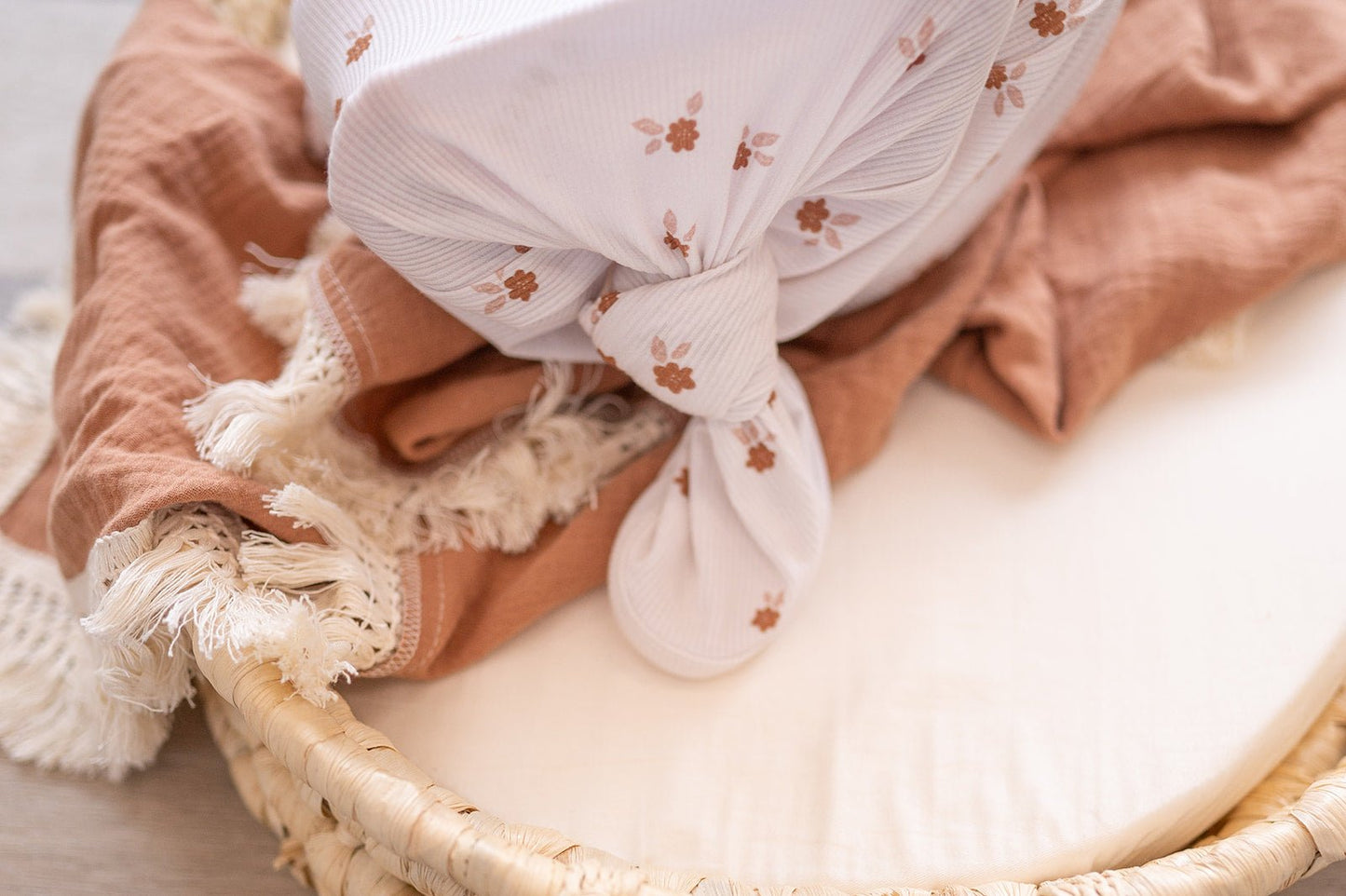 Knotted Baby Gown -  Fleur
