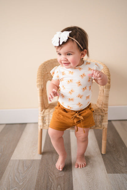 Organic Shorts - Caramel