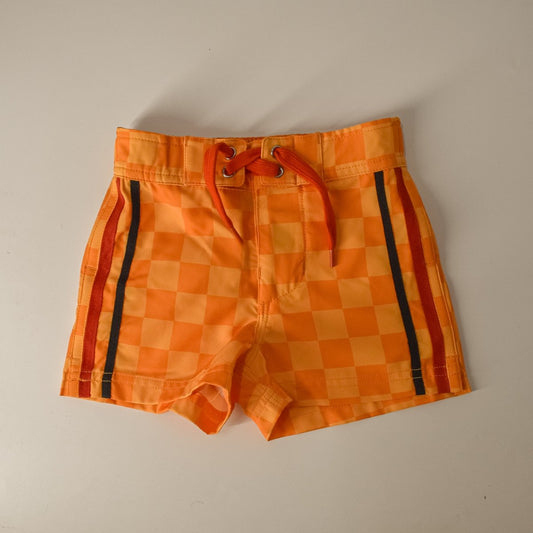 RETRO-WAVE HYBRID BOARD SHORT - YELLOW